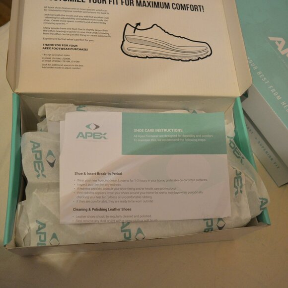 APEX Women's Paige Booties 6.5 (x-wide) Tan Suede Boot  diabetic orthotics - Picture 9 of 13